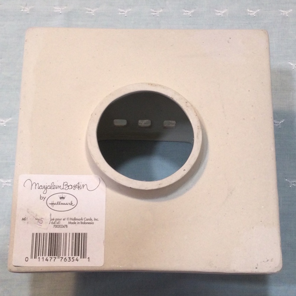 Hallmark Candle Topper Large Ceramic Floral - Picture 6 of 7